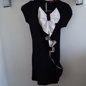 Ted Baker Bow Ruched Fitted Dress Size 1